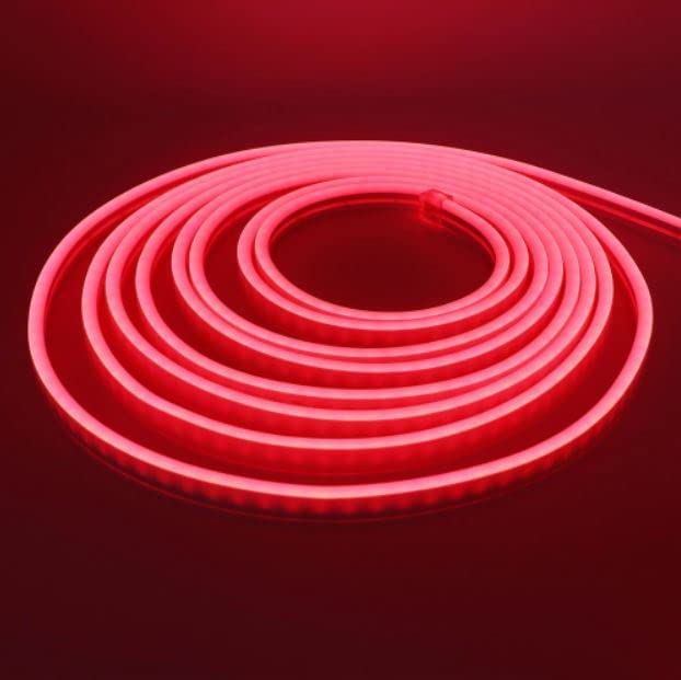 Image of DOJI 2835 SMD LED Strip Rope Light Waterproof Outdoor Flexible Light with Connector for Diwali, Christmas, Indoor and Outdoor Decoration. (5 Meter, Red)