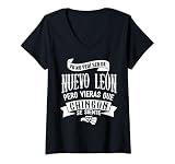 Womens Nuevo León Gifts Vacation Souvenir Monterrey México V-Neck T-Shirt