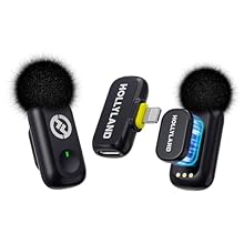 48kHz/24-bit Studio-Grade Wireless Microphone: Handles sudden 120dB SPL noises without distortion, capturing crisp highs and deep lows—ideal for vloggers, streamers, and creators using a mini microphone for cinematic audio. 3-Level Intelligent Noise ...