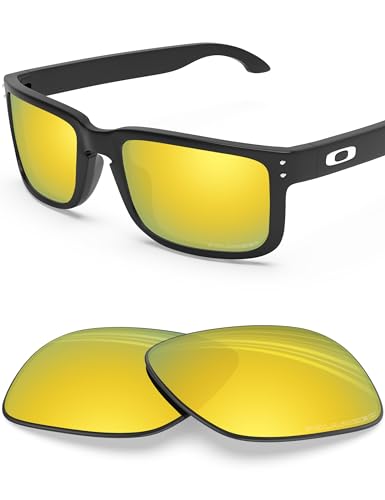 Image of BLAZERBUCK Anti-salt Replacement Lenses for Oakley Holbrook OO9102 Sunglasses, Anti-Scratch, Impact Resistant & Fit Perfectly