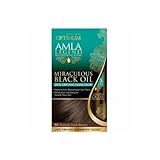 Optimum Salon Haircare Amla Legend Miraculous Black Oil Dull Defying Haircolor, Natural Dark Brown 1 set