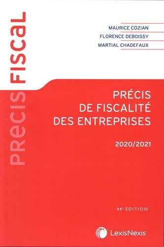 Télécharger Précis de fiscalité des entreprises Francais PDF