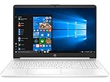 HP 15s-eq0004ns - Ordenador portátil de 15.6" HD (AMD Ryzen 3 3200U, 8 GB RAM, 256 GB, AMD Radeon Vega 3, Windows 10 Home) Blanco - Teclado QWERTY Español