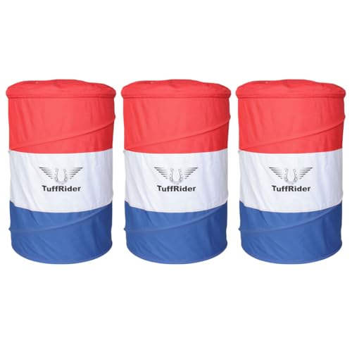 TuffRider Collapsible Barrel Set of 3- Red/White/Blue