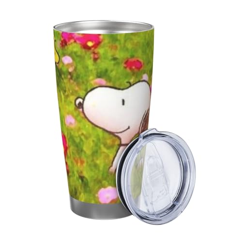 スヌーピー マグカップ コーヒーカップ コンビニカップ 保冷 保温 タンブラー ステンレス製 真空断熱マグ 蓋付き 持ち運び 直接ドリップ 車用 アニメ キャラクター グッズ かわいい プレゼント 600ml