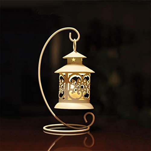 Zsedp Hollow Hanging Bird Cage Candle Holder Candlestick Home Wedding Party Decor Bird Cage Candle Holder Bird Romantic (Color : Onecolor, Size : 22 * 8.8 * 14.5Cm) #TOP3