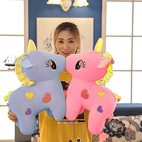 Image of Blue Unicorn 25cm - Soft Toys Plush Stuffed Toy for Kids & Girlfriend, Soft Toy for Kids - Birthday Gift for Girls, Plush Toy Big Cuddly Hugging Bear, Gifts for Valentine's Day