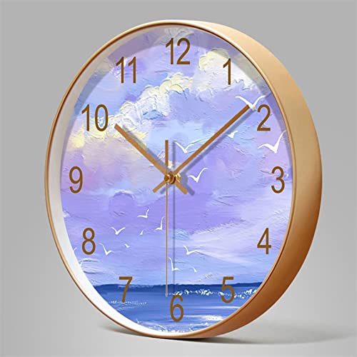 Horloge murale silencieuse à mouvement quartz créative pour la maison - 4