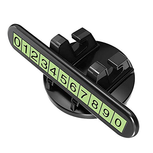 Mão luminosa oculta do cartão do número da máquina Adaskala placa de estacionamento temporário supor