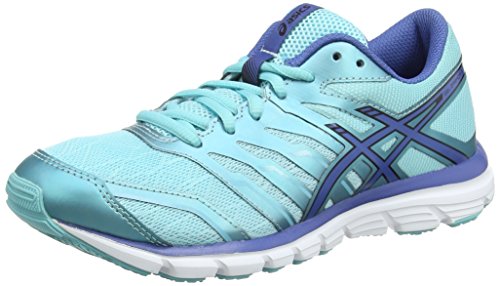 ASICS Gel-Zaraca 4, Damen Laufschuhe, Türkis (Turquoise/Slate Blue/Black 4042), 39 EU