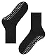 FALKE Herren Stoppersocken Homepads M Hp Wolle Baumwolle rutschhemmende Noppen 1 Paar, Grau Asphalt Melange 3180, 43/46 EU