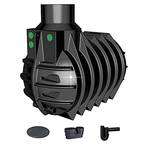 REGENTA Regenwassertank Zisterne 3000 Liter KOMPAKT inkl. Zubehör