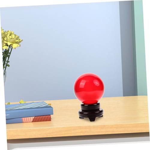 Boule de verre décorative avec socle HEMOTON pour table et meuble