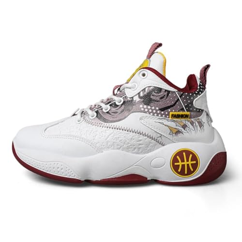Zapatos de baloncesto para hombre con amortiguación ligera y suela antideslizante