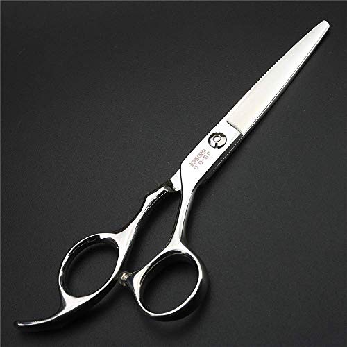 Ciseaux de coiffure 440C en acier argenté JIESENYU de haute précision