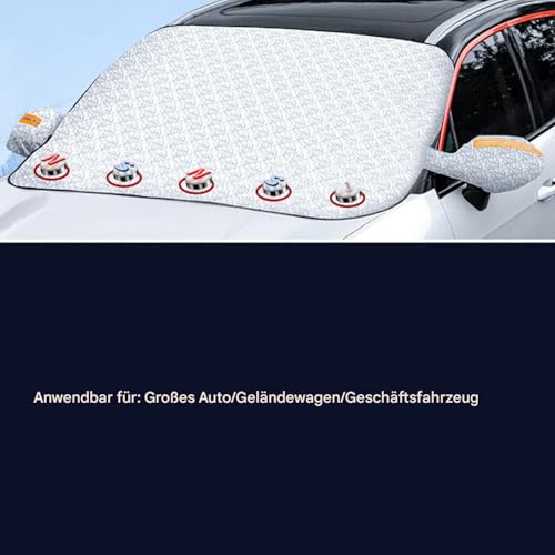 Parasol para parabrisas de coche cubierta protectora contra calor para SUV 6