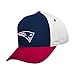 NFL New England Patriots Boys 8-20 Color Block Adjustable Cap, Youth One Size, Dark Navy