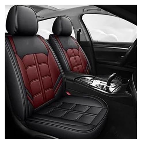 Housses de siège voiture cuir rouge imperméables pour Audi A4 B7 et Q5