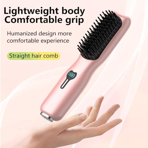 Cepillo alisador para cabello sin cable miniatura 2