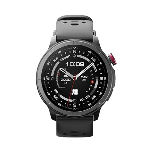 Cubitt Aura Pro 2 Smartwatch with Built-in GPS, Offline Maps, 1.48” AMOLED HD, VITA AI, AI Coach, Readiness Score, Health Snap, Sleep Score, 5ATM, 10-Day Battery – Obsidian Black