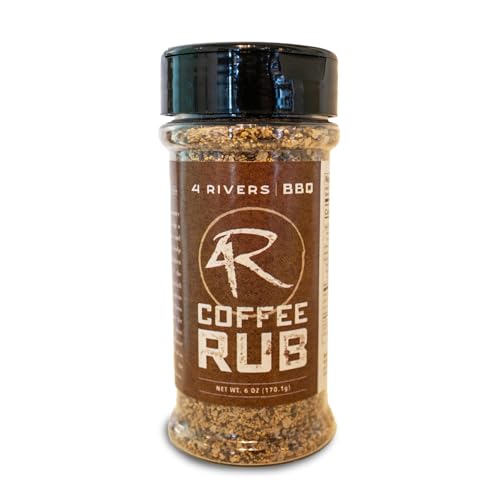 4 Rivers – Smokehouse Coffee Dry Rub; multi-regional BBQ flavor,