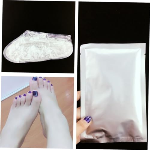 Beaupretty 3 Unidades 5 Pés Descascados Máscaras De Imersão Para Os Pés Tratamento De Calos Pés Remo