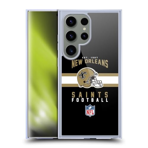 Coque New Orleans Saints MagSafe Galaxy S24 Ultra : protection gel officielle NFL