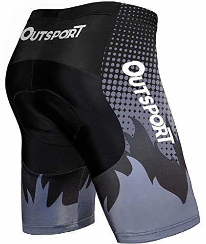 Cycorld Radlerhose Herren mit Sitzpolster 4D, Radhose Herren Fahrradhose...