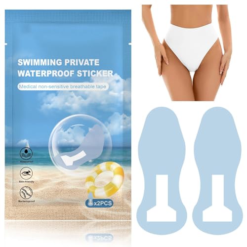 Generic Natación Panty Liner PU Protectores Sanitarios Transparentes Etiqueta de Natación Privada Etiqueta de Traje de Baño Portátil para Protección de Spa en la Playa