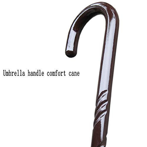 Amazon.co.jp: 木製杖カーブハンドル無垢材杖傘ハンドルノンスリップ