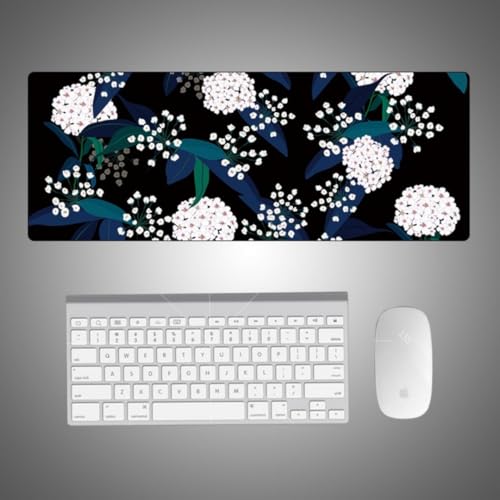 Tapis de bureau motif fleurs AA-005-1 pour espace de travail