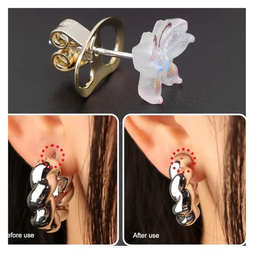 Elevadores de pendientes con componentes de joyería de metal práctico y resistente 4