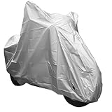 INFIMO ( 大阪繊維資材 ) バイクカバー タフタ鍵穴付 SシルバーINFIMO鍵穴付バイクカバーS