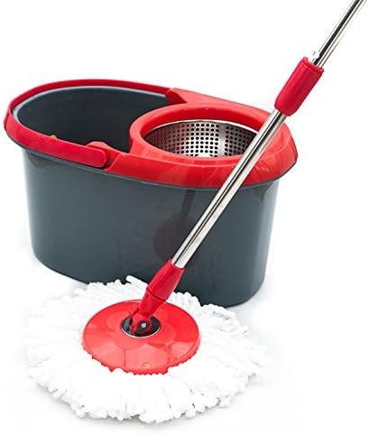 ASTICOPR Asti Dual Spinning Spin Mop Cleaning System, Grey
