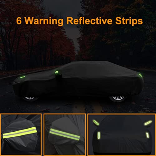 Image of Heavy Duty Car Cover Compatible with Chevrolet Corvette C8 Stingray Z51 Z06 E-Ray 2026-2020, Waterproof All Weather Car Covers with Cotton Lining, Rain Sun Snow Dust UV Cover for Outdoor Indoor