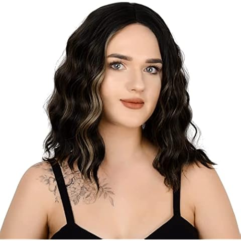 JessLab Peluca Bob con Flequillo Ondulado Cover