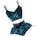Produktbild Aukbays Dessous Set ReizwäSche Damen Spitze Lingerie Babydolls Nachtwäsche Dessous Set mit G-String Nachthemd Kleid Trägerloses Lederkleid Mini Reißverschluss vorne Ausschnitt Stretch Fit
