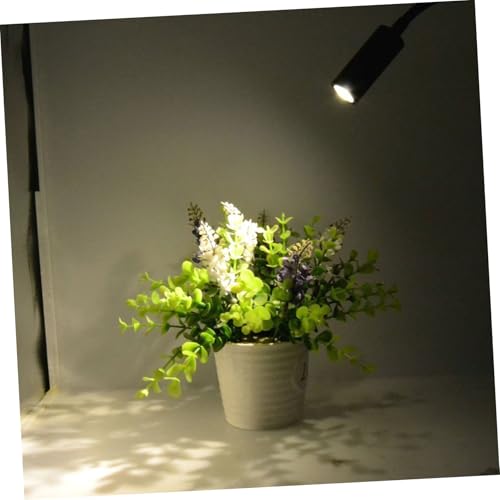 Lámpara de pared LED flexible de 3W en aluminio con cuello de cisne para lectura en mesita de noche 5