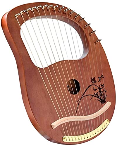 AACXRCR 16 Metalen String Hand-Hard Harp Harp Mahonie Body Klassieke Muziekinstrument Gift (Kleur: H) (Color : B)