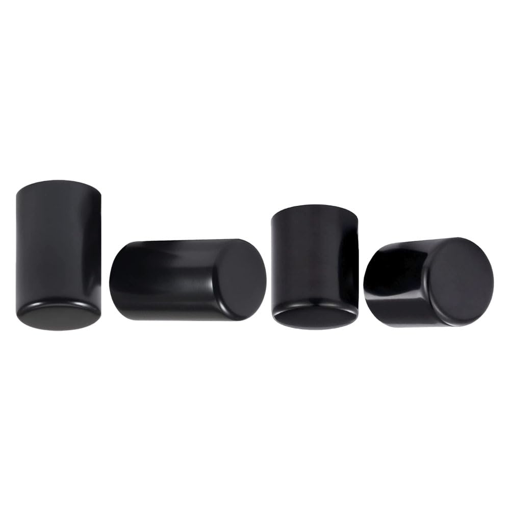 Riloer Docking-Hardware-Abdeckungen-Kit, Docking-Hardware-Punkt-Magnet-Abdeckkappe, 2009-2023 Kompatibel mit H0NDA Touring Electra Glide Road King Street Glide, Schwarz
