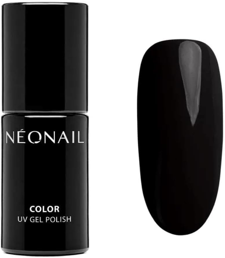 NEONAIL UV Nagellack 7,2 ml UV Lack Gel Polish Soak off Nagellack UV Gel LED Polish Lack Shellac (2996-7 Pure Black)