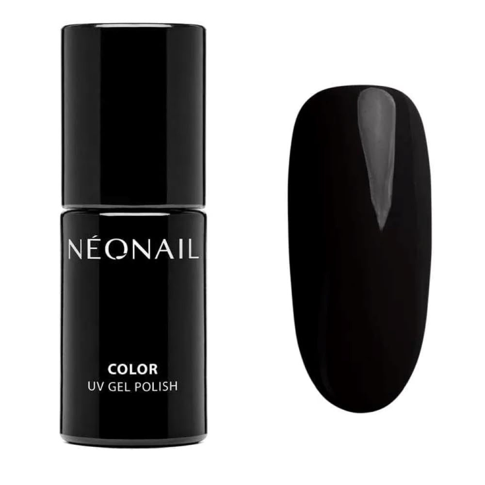 UV Nagellack 7,2 ml UV Lack Gel Polish Soak off Nagellack UV Gel LED Polish Lack Shellac (2996-7 Pure Black)