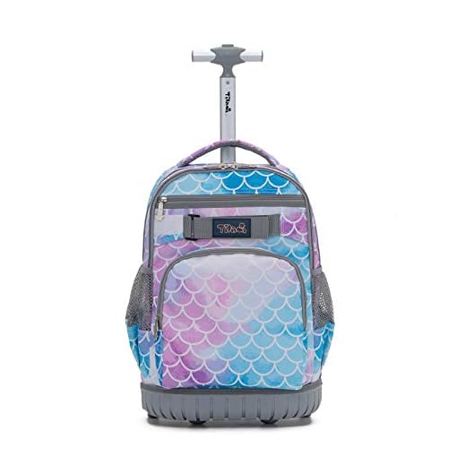 Durable 19-Inch Rolling Backpack for Travel