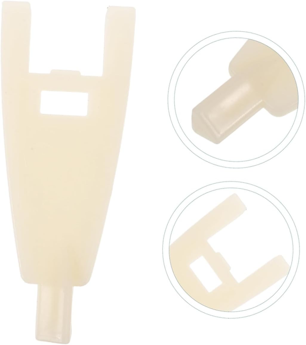 PRETYZOOM 2pcs Paper Towel Dispenser Unlock Key for Commercial Use Plastic Toilet Paper Key Replacement for Auto Dispensers and Tissue Holders