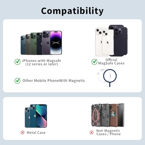 KRTALS Magnetic MagSafe Phone Wallet Card Holder w/ RFID Blocking (Various) $5.99 + Free Shipping w/ Prime or on $35+ + 54% Off Code GU325YS5 Prime - image 4