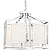 Libby Langdon for Crystorama Hillcrest 6 Light Polished Nickel Chandelier