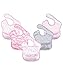 Hudson Baby Unisex Baby Waterproof Polyester Bibs, magical Unicorn, Feeder