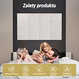 TONOR Duże panele akustyczne, samoprzylepne, 2 sztuki, 112 x 55 cm, płyty akustyczne do okładzin ściennych, do obróbki akustycznej i dekoracji ścian, studio, domu, biura, szare