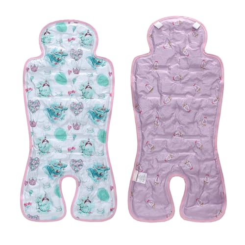 Miracle Baby Gel Cooling Pad for Car Seat, Stroller & High Chair - Universal Double-Sided Baby Cooler Mat | Gel Ice Cushion | Summer Infant Seat...