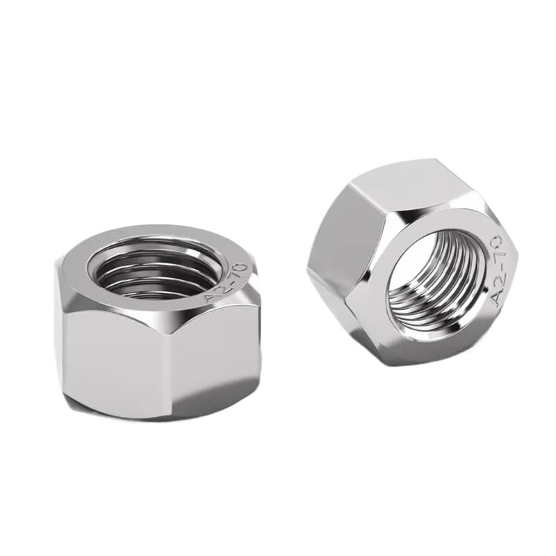 5Pcs 304 Stainless Steel Hex Socket & Hex Head Screws Bolts M7×1 M9×1 M9×1.25 M9×1.5 Pitch Metric Fasteners for Machinery Repair Assembly (hexagonal nut m9*1.25)